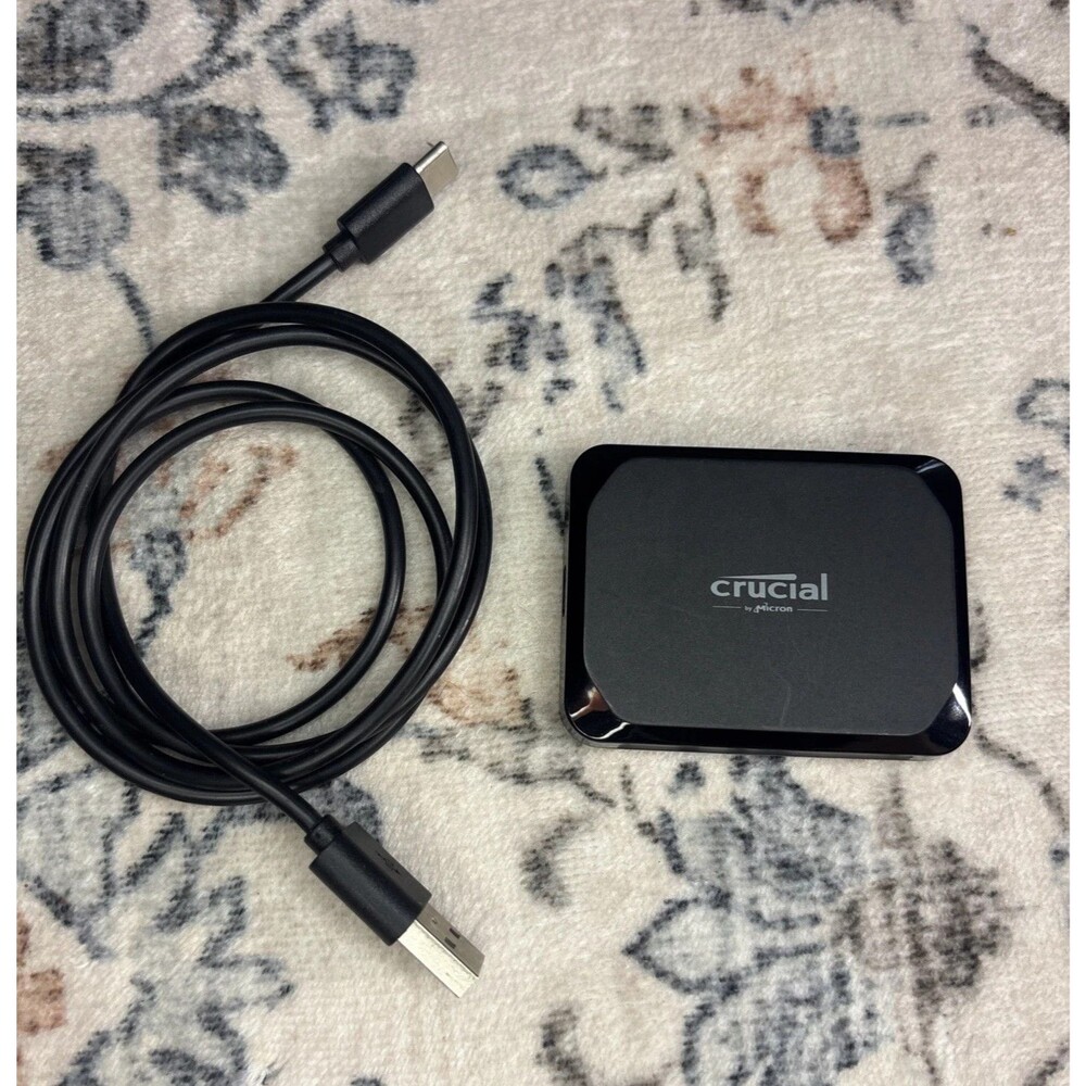 Crucial X9 2TB Portable USB 3.2 USB-C External SSD